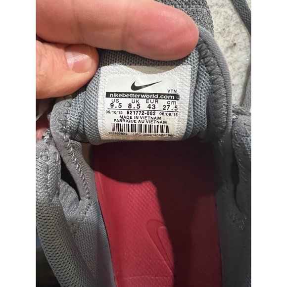 Nike Lunarestoa 2 ES Gray Shoes‎ - Size 9.5 - Picture 7 of 7